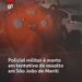 Câmera registra ataque de criminosos contra PM em estacionamento Câmera registra ataque de criminosos contra PM em estacionamento