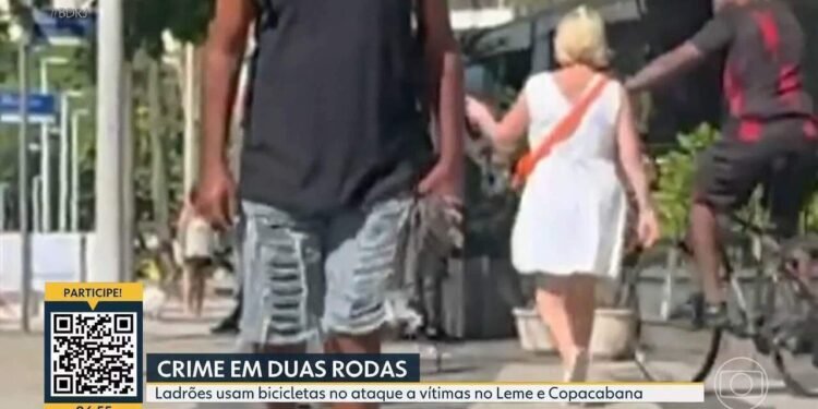 ‘Gangue da bike’: ladrões usam bicicletas no ataque às vítimas no Leme e em Copacabana