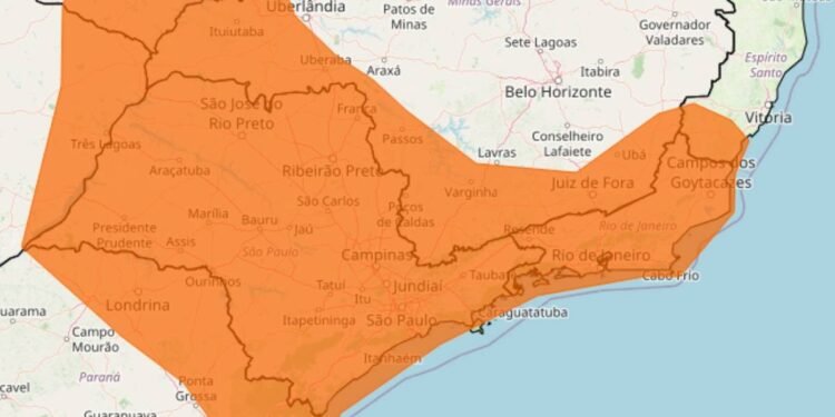Cinco cidades da região estão com alerta de calor intenso