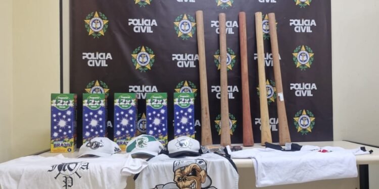 Polícia desmonta plano de briga de organizadas antes da semifinal da Copa do Brasil entre Vasco e Fluminense