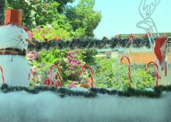 Casa no RJ se transforma em ‘Polo Norte’ para comemorar o Natal