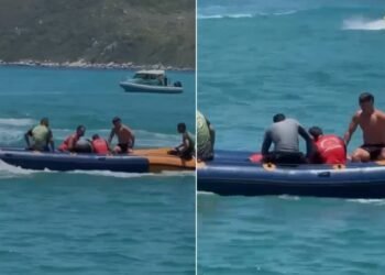 Turista argentino morre após passar mal no passeio de barco em Arraial do Cabo