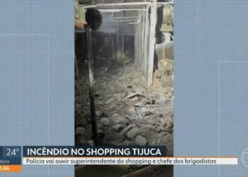 Polícia faz perícia no Shopping Tijuca para apurar causas de incêndio