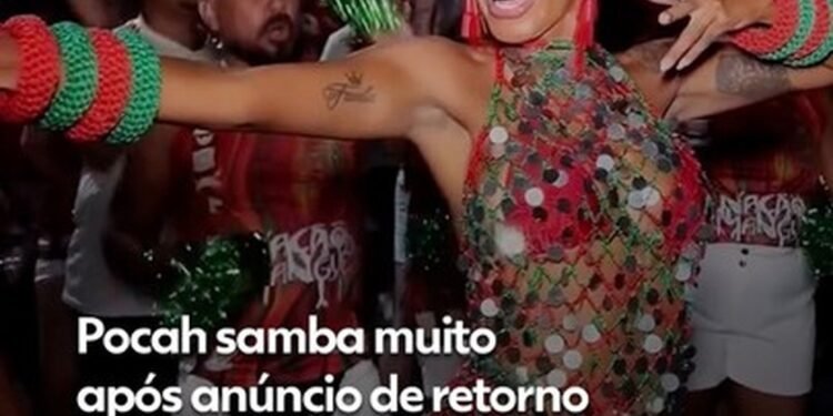 Pocah será destaque no abre-alas da Grande Rio: ‘estou de volta para minha casa’, declara