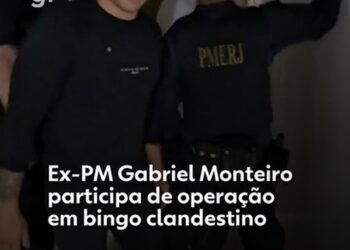Gabriel Monteiro reaparece com tornozeleira eletrônica em vídeo de operação com PM em bingo clandestino