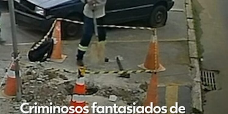 Ladrões fingem ser técnicos de entrega e usam carreta para furtar cabos de energia; VÍDEO