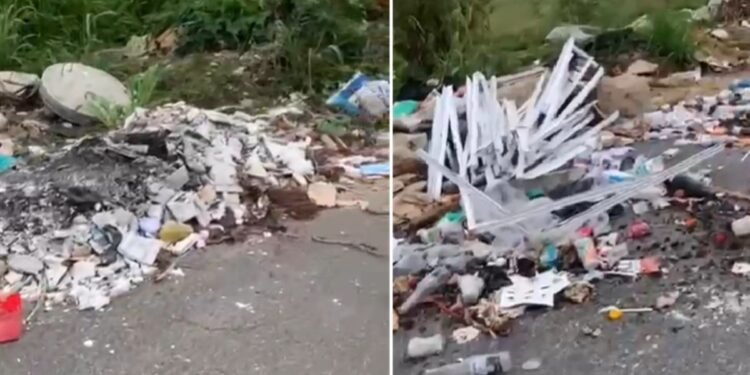 Moradores denunciam descarte irregular de lixo em Campos