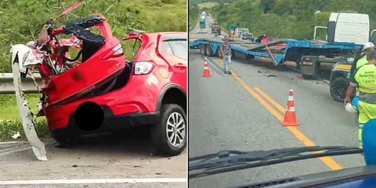 Acidente na BR-101 em Macaé deixa dois mortos e interdita via Acidente na BR-101 em Macaé deixa dois mortos e interdita via