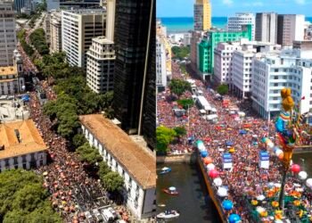 Galo da Madrugada e Cordão da Bola Preta: ‘rivais’ que disputam título de maior bloco do mundo se encontram em prévia no Recife