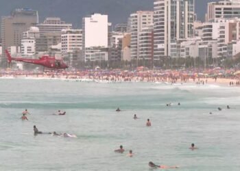 Bombeiros atualizaram para 1.167 número de resgates nas praias do Rio