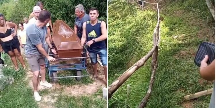 Família enterra idosa em mata por falta de cemitério em Petrópolis