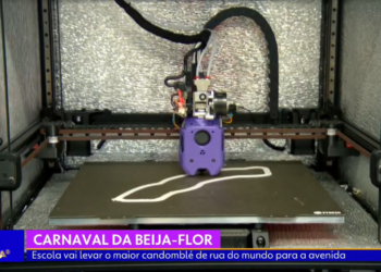 Beija-Flor usa a maior impressora 3D do Brasil para o Carnaval 2026