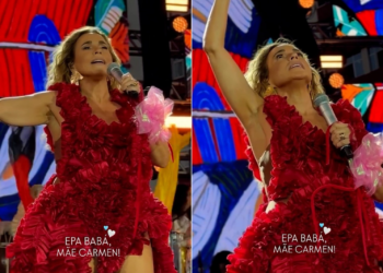 Daniela Mercury homenageia Mãe Carmen no ‘Pôr do Som’, em Salvador