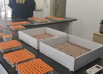 Homem é preso com mais de mil ampolas de remédio para emagrecer na Via Dutra, em Itatiaia