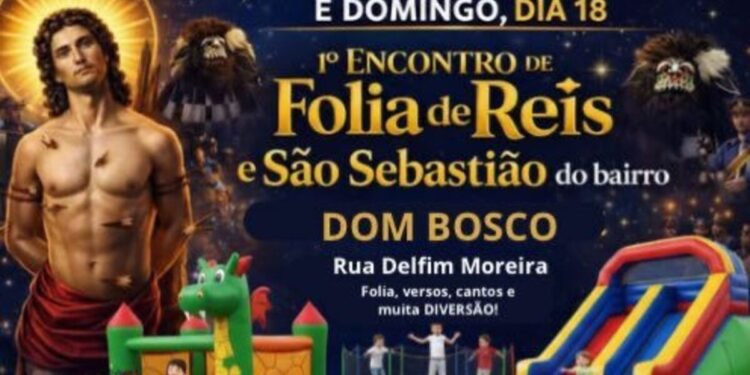Encontro de Folia de Reis e São Sebastião acontece neste domingo em Volta Redonda