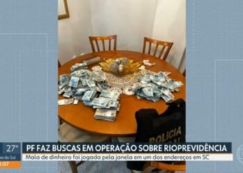 Homem que jogou mais de R$ 400 mil pela janela vira alvo da PF