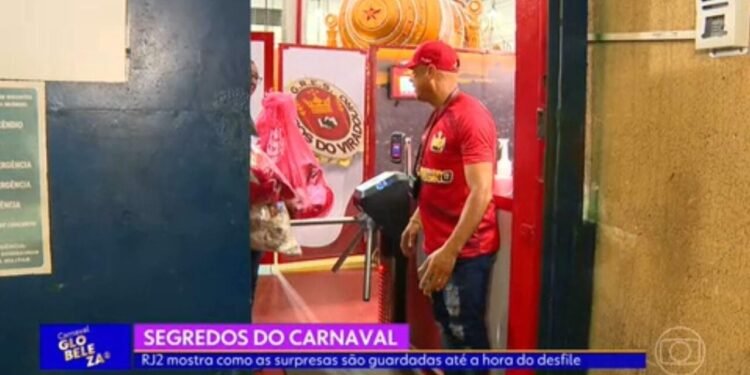 Escolas mantêm ensaios e alegorias em segredo para preservar surpresa