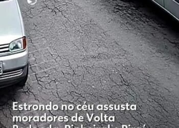 Estrondo no céu assusta moradores de Volta Redonda, Pinheiral e Piraí