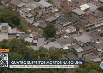 Operação da Polícia Civil deixa 4 mortos na região de Boiúna, na Zona Oeste do Rio