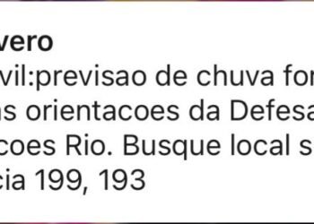 RJ tem registro de chuva forte neste sábado, e capital entra na etapa 2