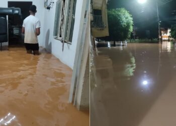 Porciúncula registra 131 milímetros de chuva em poucas horas