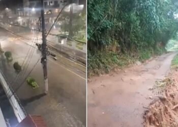 Chuva forte provoca madrugada de transtornos em Teresópolis