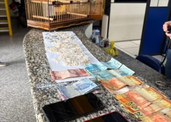 Homem é preso com 1 mil pedras de crack e pássaros silvestres em Quatis