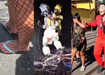 Paolla Oliveira de chinelo, policiais fantasiados e drone tripulado: veja vídeos que bombaram no carnaval