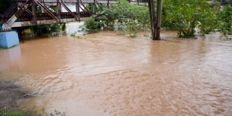 Nível do Rio Paraíba do Sul sobe e provoca alagamento em Barra Mansa
