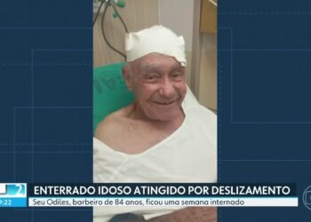 Idoso morre após penetração em Niterói ao ajudar amiga nas chuvas