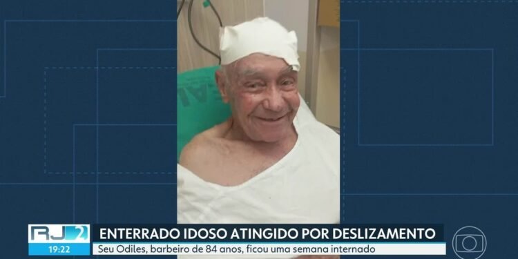 Idoso morre após penetração em Niterói ao ajudar amiga nas chuvas