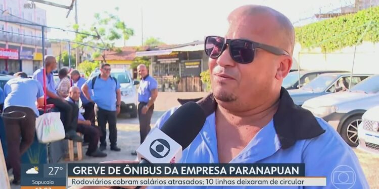 Greve da Viação Paranapuã: ônibus param na Ilha do Governador