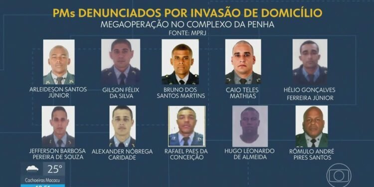 MPRJ denuncia PMs por invadir e arrombar casas durante megaoperação no Alemão: imagens mostram agentes retirando objetos em cobertor