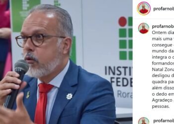 Reitor do IFRN é vaiado após elogiar Lula em formatura