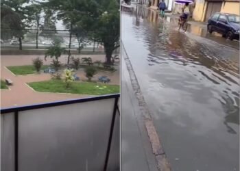 Chuvas fortes causam alagamentos em bairros de Rio das Ostras