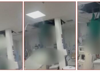 Vídeo: paciente despenca do teto do CTI após tentar fugir por duto de ar no hospital do RJ