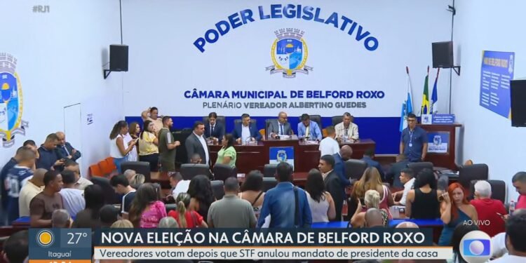 Câmara de Belford Roxo elege Sidney Canella após decisão do STF