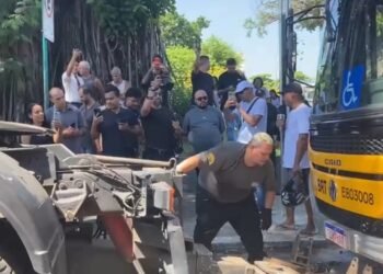 Operação da linha do BRT que ia até Mesquita está suspensa