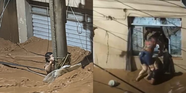 Resgate Notável em Ubá: Vizinho Salva Mulher de Enxurrada e Relembra Promessa