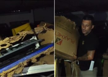 Móveis comprados em 2022 com custo de R$ 1 milhão permanecem guardados no depósito da Prefeitura de Areal