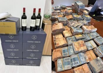 PF apreende milhões em espécie e R$ 40 mil em vinho em operação no Porto do Rio; 17 mil declarações de importação têm irregularidades