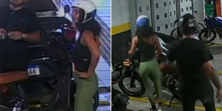 Câmeras flagram dupla furtando bicicleta elétrica na garagem do prédio na Gávea: ‘Tinha comprada faz uma semana’, diz vítima
