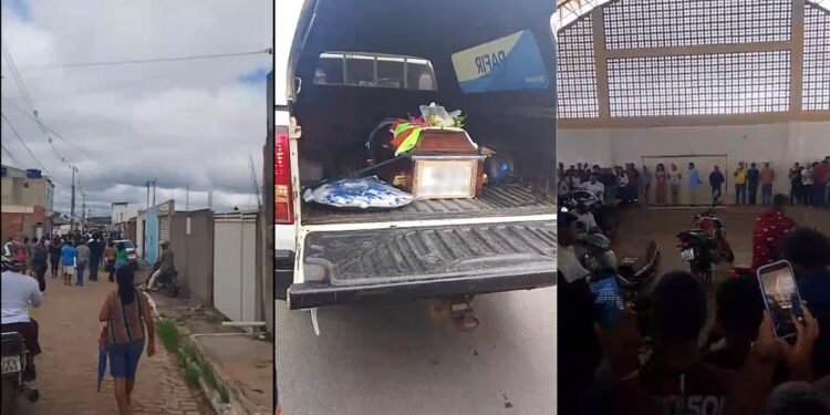 Corpos de dois baianos encontrados mortos na Paraíba são enterrados na cidade do interior do estado