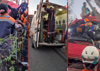 Motorista fica preso às ferragens após incidentes entre carretas na Bahia