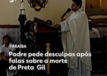 Padre denunciado por intolerância religiosa pede desculpas à família de Preta Gil em missa na PB: ‘Minhas palavras foram ofensivas’