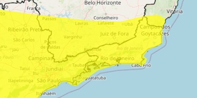 Alerta de tempestade no Sul do Rio e Costa Verde: Inmet emite aviso