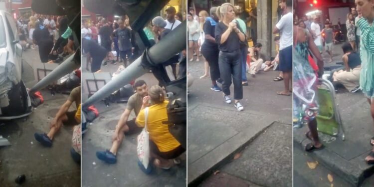 Novas imagens mostram momento do atropelamento da filha de diplomatas em Ipanema Novas imagens mostram momento do atropelamento da filha de diplomatas em Ipanema