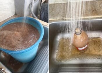Moradores denunciam água escura em Bom Jesus do Itabapoana