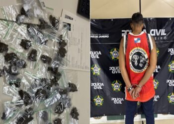 Homem é preso em Búzios suspeito de fazer entrega de drogas na região