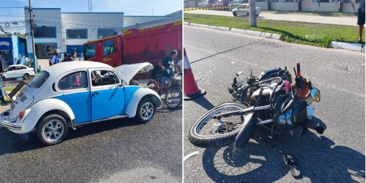 Motociclista morre após ataques frontais na RJ-106, em Rio das Ostras Motociclista morre após ataques frontais na RJ-106, em Rio das Ostras